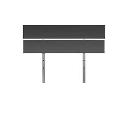 Lits - T�te de lit 90 cm Shadow 2 Gris
