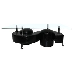 Tables Basses - Table basse CROCO Noir