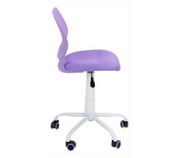 chaise de bureau mauve