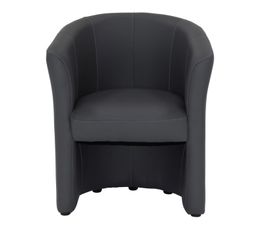 Fauteuils - Cabriolet CLESTON Polyur�thane Gris Anthracite