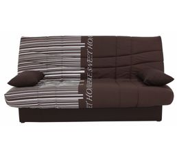 Banquettes - Banquette-lit clic-clac PORTO Code Barre Marron