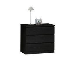 Commodes et Chiffonniers - Commode 3 tiroirs BEST Fr�ne noir