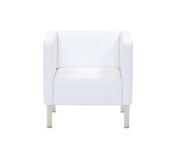 Fauteuils - Fauteuil CUBIC Polyur�thane Blanc
