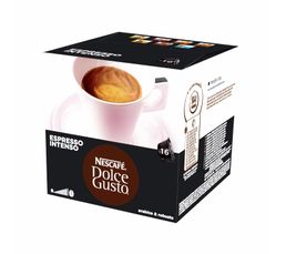 Accessoires Cafetieres Et Expresso - Dosettes � caf� Dolce Gusto NESCAFE DOLCE GUSTO Expresso Intense x 16