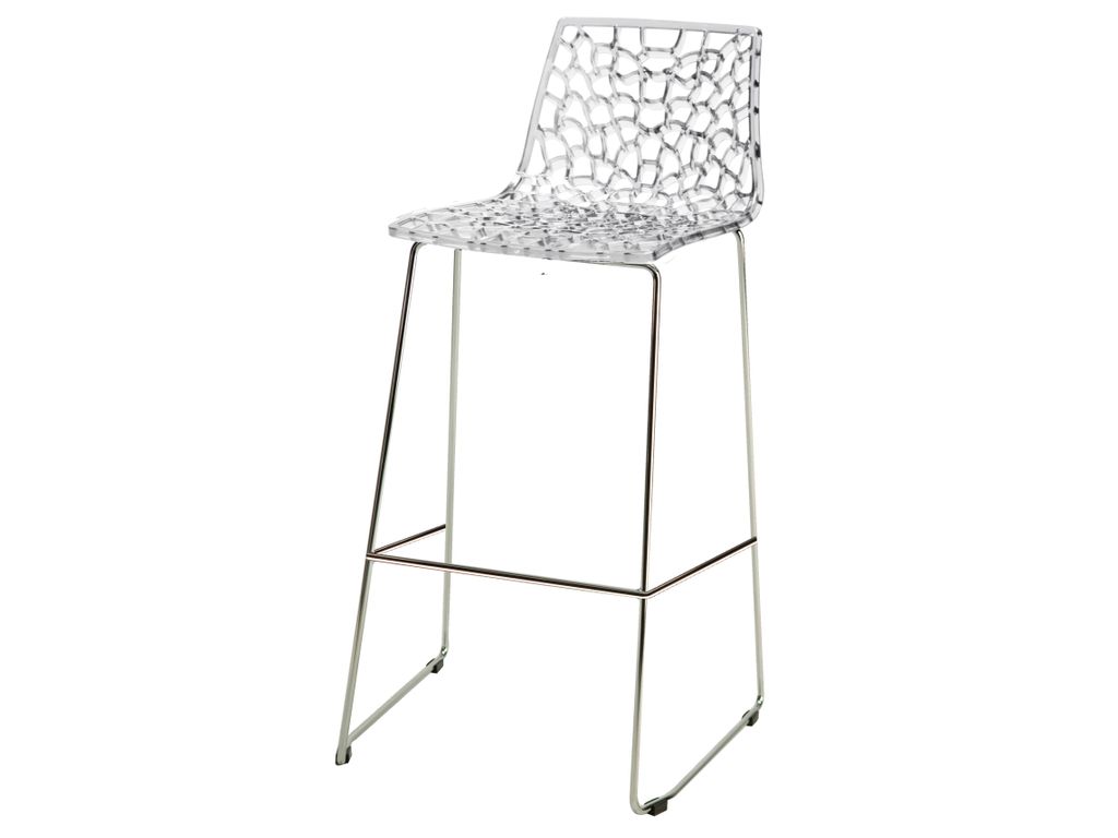 tabouret de bar transparent