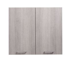 Instant Promo - Haut 80 cm 2 portes MIA Ch�ne blanchi