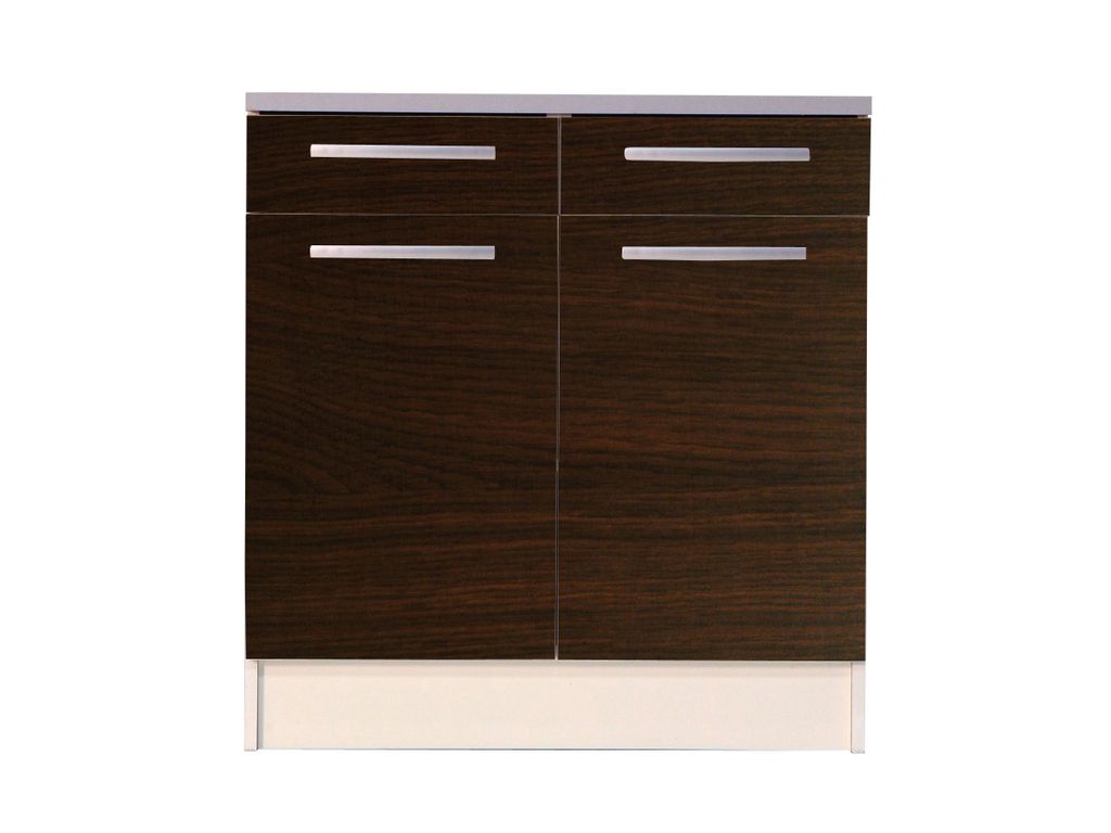Meubles Hauts Et Bas - Bas 80 cm 2 portes prof. 47 cm SAND 101.25.48 / Weng�