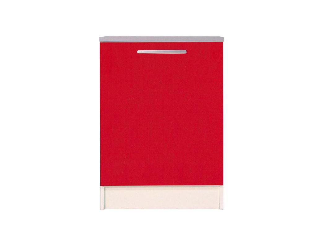 Meubles Hauts Et Bas - Bas 60 cm 1 porte SURF 101.30.24 / Rouge
