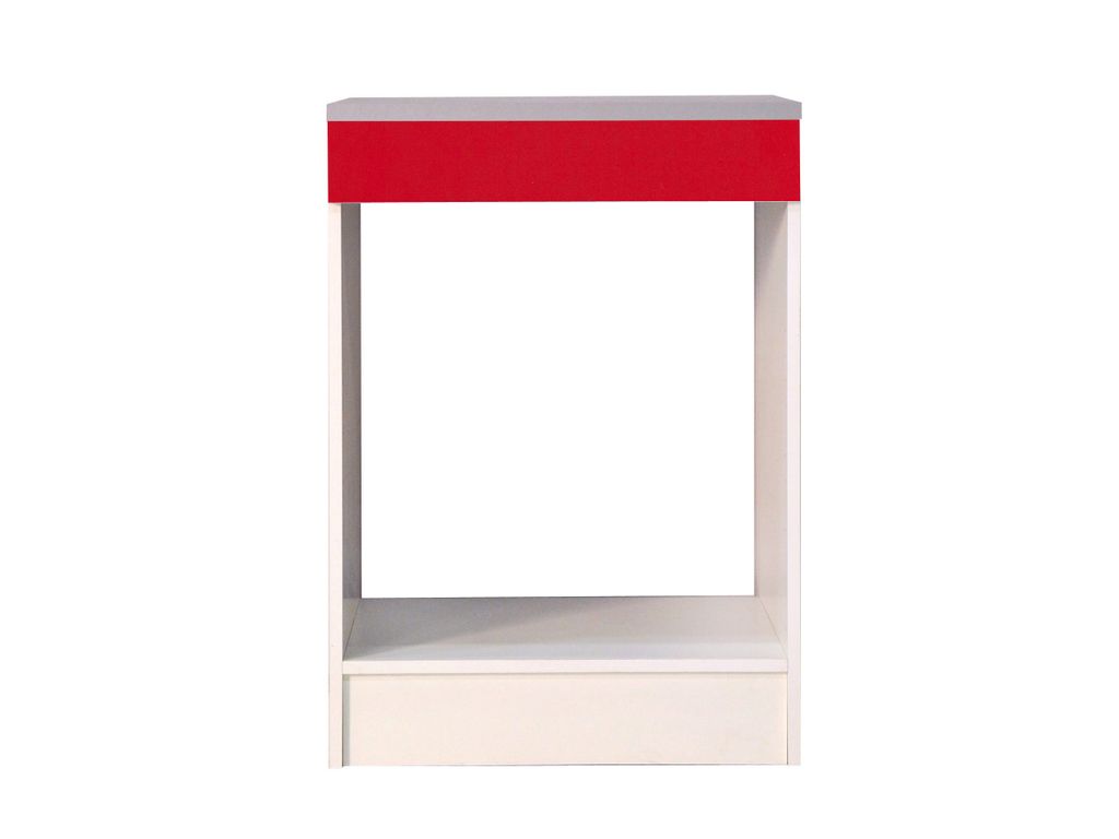 Meubles Hauts Et Bas - Bas four 60 cm SURF 101.30.30 / Rouge