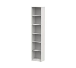 Biblioth�ques - Demi biblioth�que 6 niches SCOOP 2 blanc