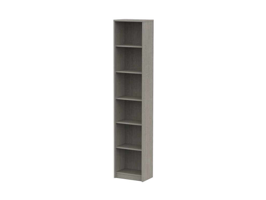 Biblioth�ques - Demi biblioth�que 6 niches SCOOP 2 ch�ne blanchi