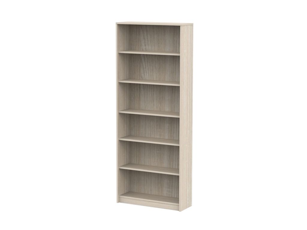 Biblioth�ques - Biblioth�que 6 niches SCOOP 2 ch�ne naturel