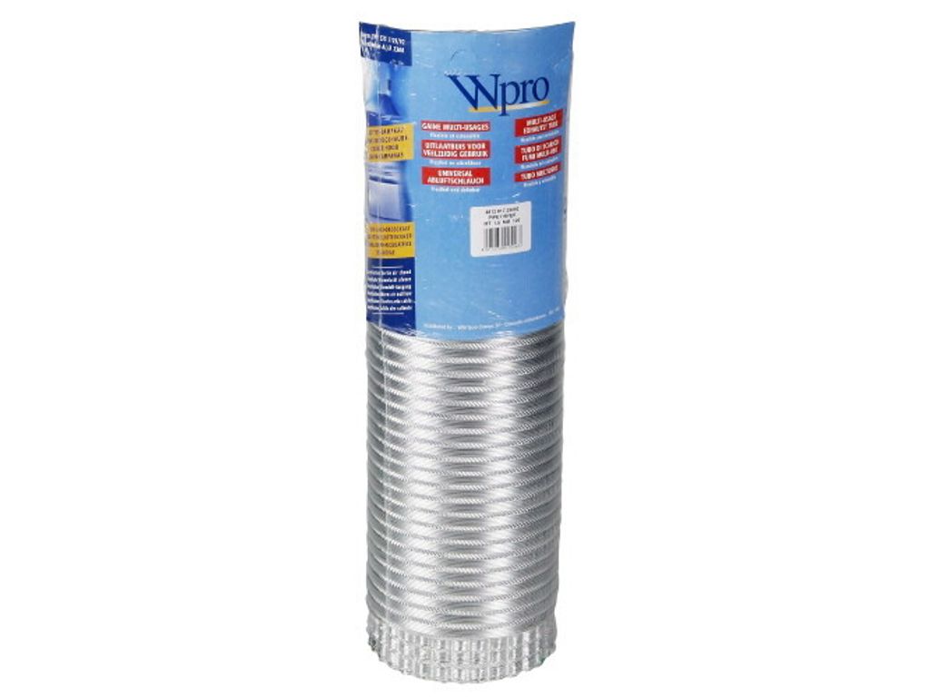 Filtres De Hottes - Gaine de hotte universel WPRO �120 mm 1,5 m