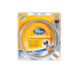 Tuyau de Gaz Butane Propane WPRO 10 ans 1,5 m tresse inox