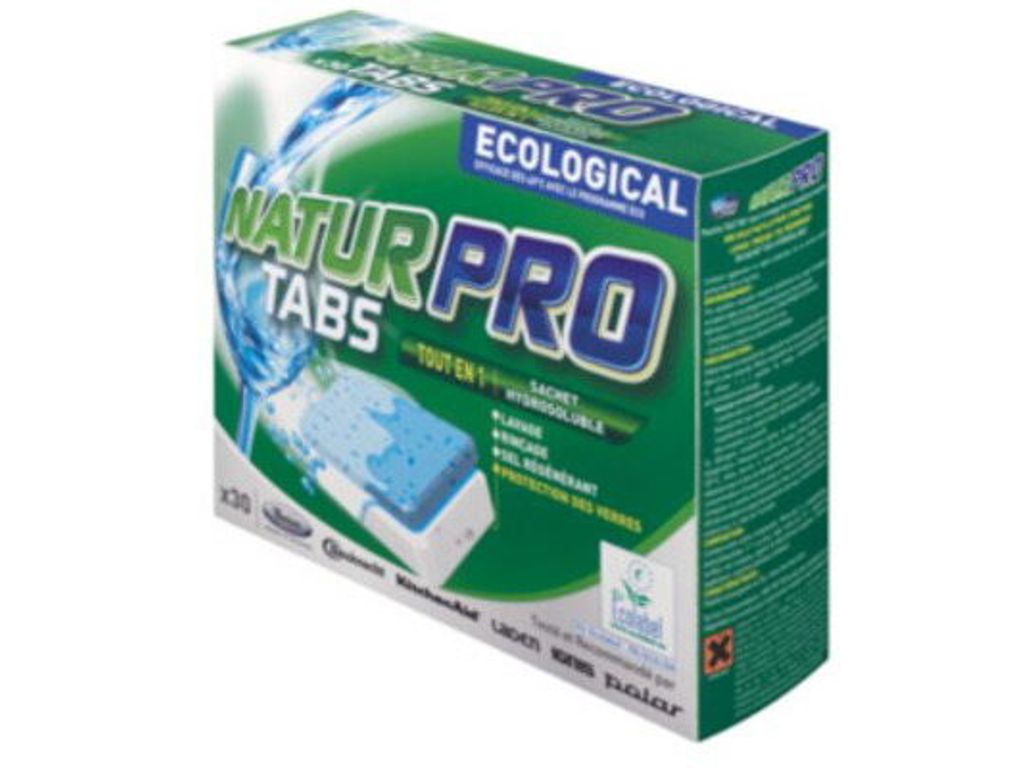 Accessoires Lavage - Nettoyant lave-vaisselle WPRO Naturpro x30