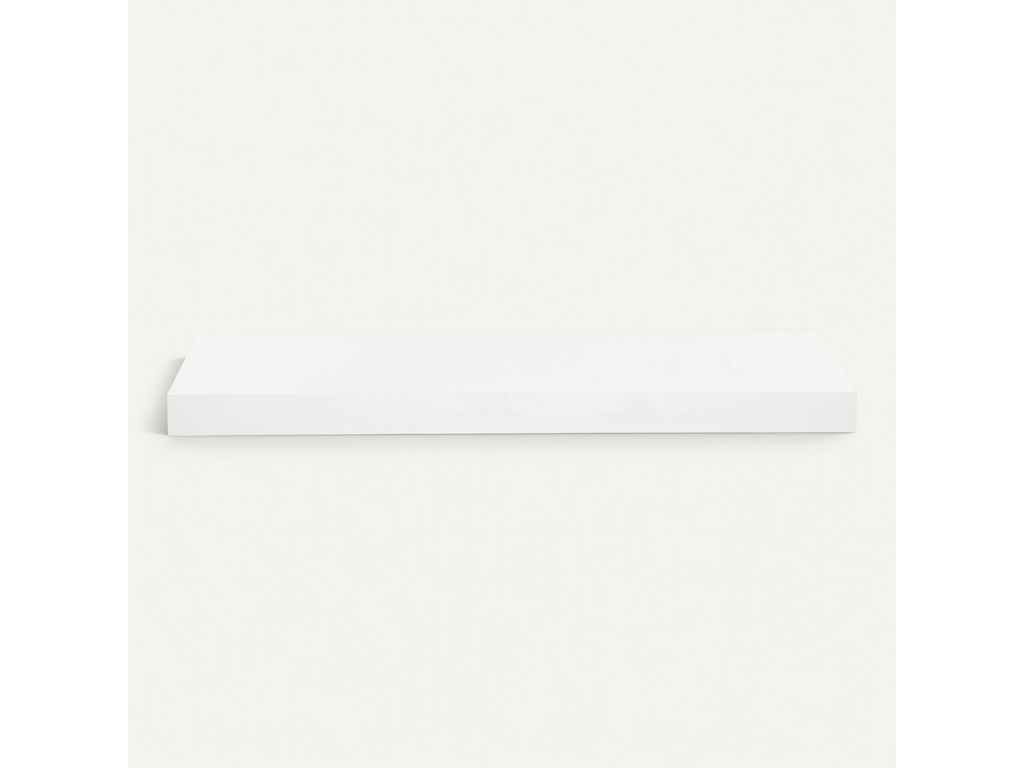 Etag�res - Etag�re murale L. 80 cm DURALINE Blanc laqu� / 1 tiroir