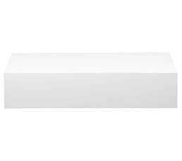Etag�res - Etagère murale L. 48 cm DURALINE Blanc Mat./ 1 Tiroir