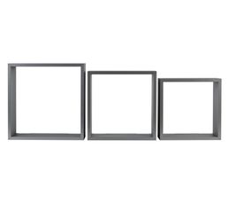 Etag�res - Set de 3 cubes DURALINE Aluminium
