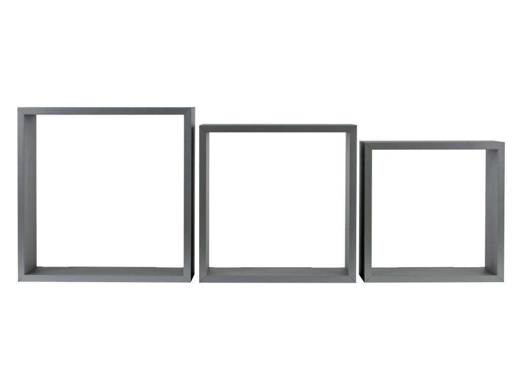 Etag�res - Set de 3 cubes DURALINE Aluminium