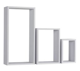 etagere murale blanche pas cher