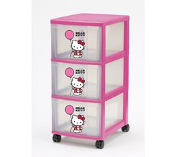 Instant Promo - Tour 3 tiroirs HELLO KITTY Rose