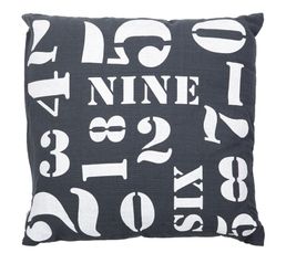 Coussins - Coussin 40x40 cm NUMBER gris