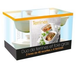 Coffret Livre Cuisine HACHETTE Duo de terrines et Foie Gras