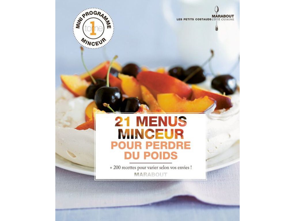 Livre de cuisine MARABOUT Menus minceur
