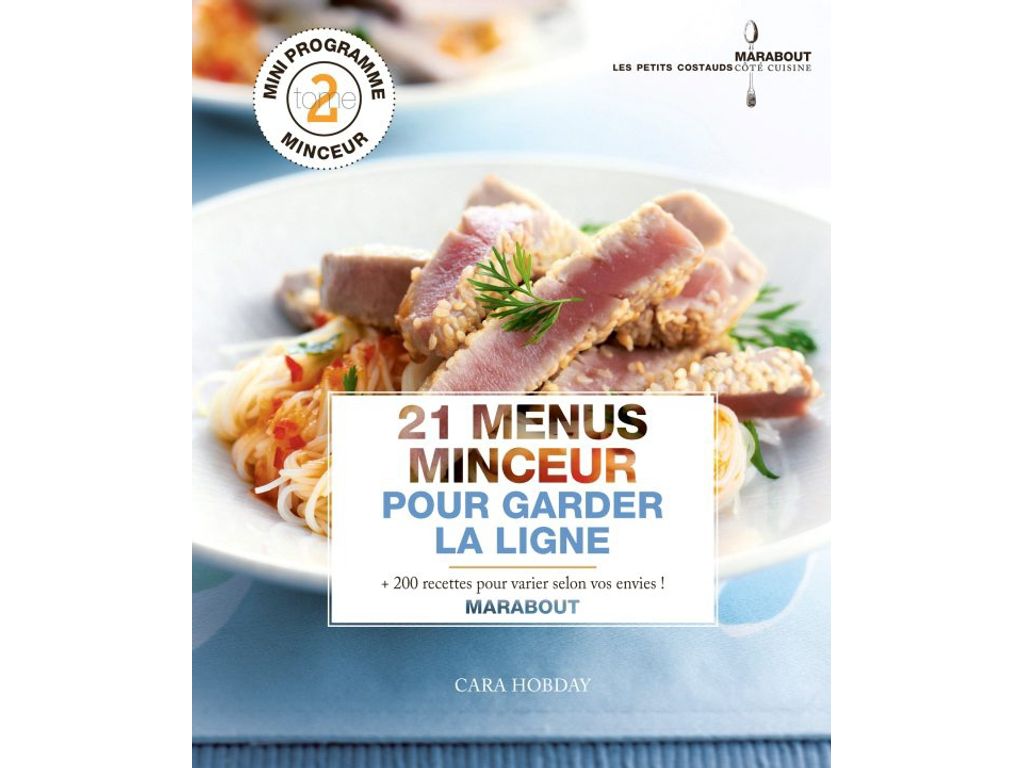 Livres De Cuisine - Livre de cuisine MARABOUT Menus minceur pour la ligne