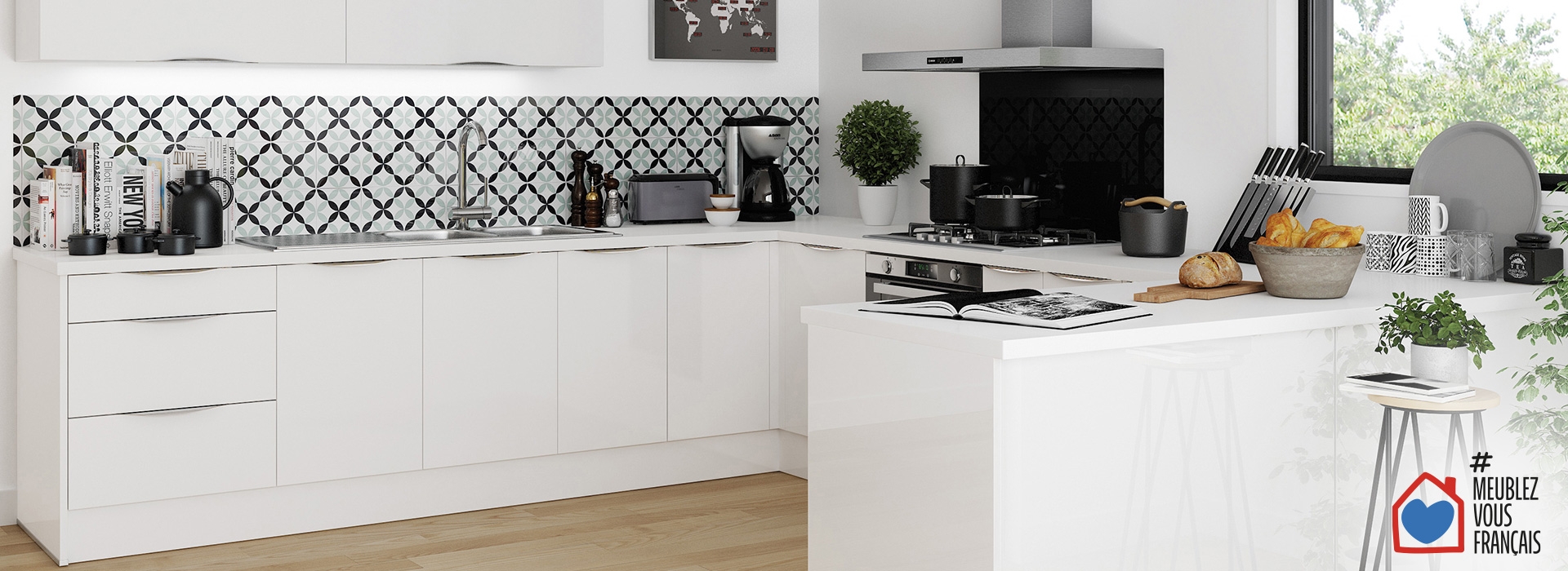 Cuisine saga blanche