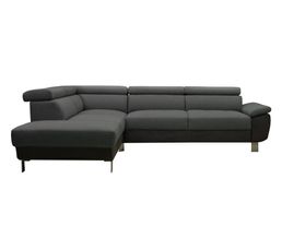 Canapé Dangle Convertible Réversible William Ii Tissu Anthracite