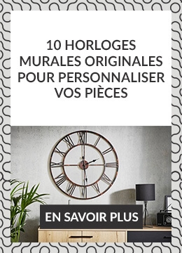 10 Horloges murales originales pour personnaliser vos pièces